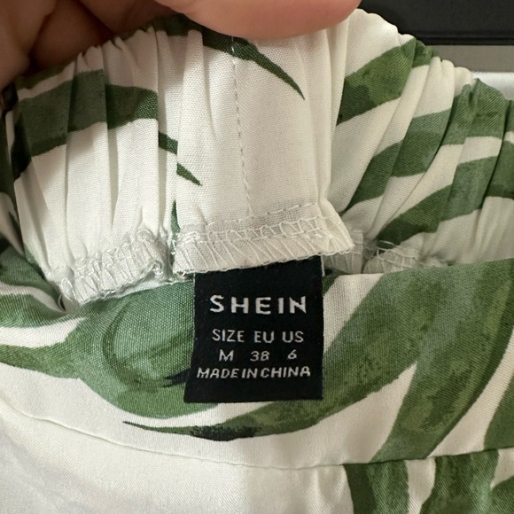 SHEIN Women’s Solid Cami Top and Tropical Split Skirt - Picture 10 of 12